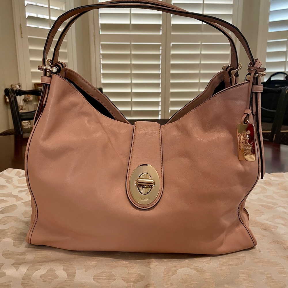 Coach Nude Pink Madison Carlyle Shoulder Bag